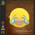 Customize velcro garment patches Tears of Joy Emoji Patch